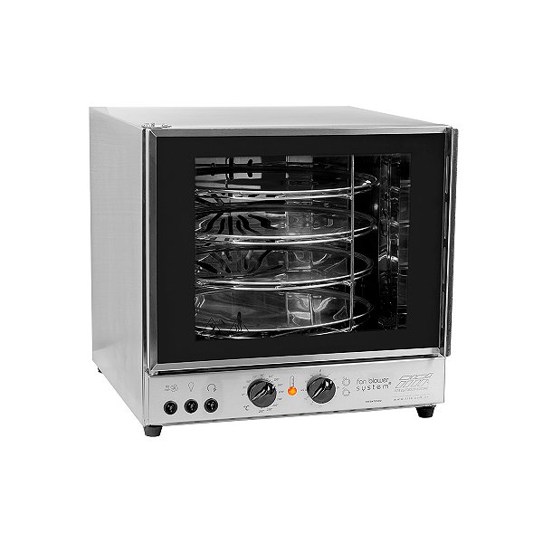 Forno Elétrico Giratório Turbo Rack 4 Bandejas FGE4-RACK Analógico - Titã