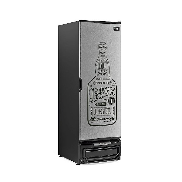 Cervejeira Vertical GCB-57 Porta Cega Adesivada Gelopar