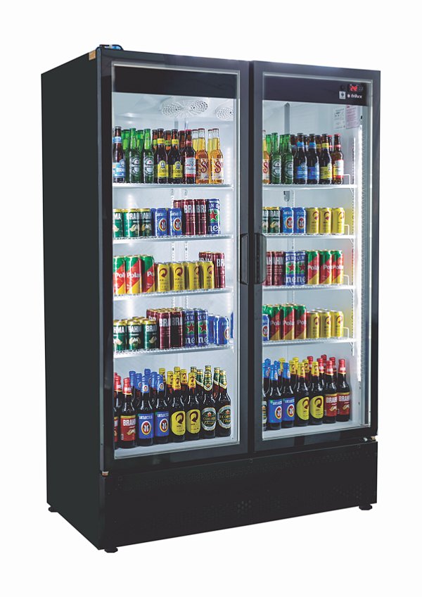 Cervejeira Vertical SUPREMA 2 Portas Full Glass 1200L Frilux