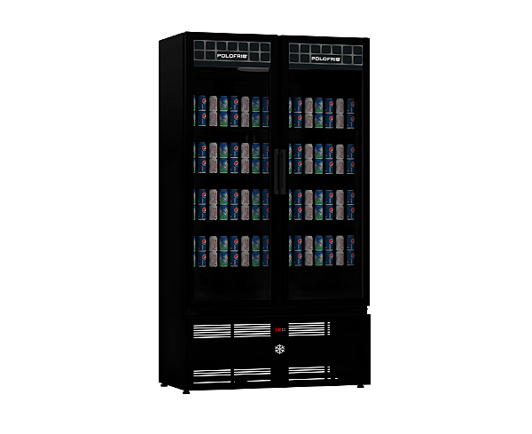 Expositor Refrigerado Mondrian 2 Portas Polo Frio