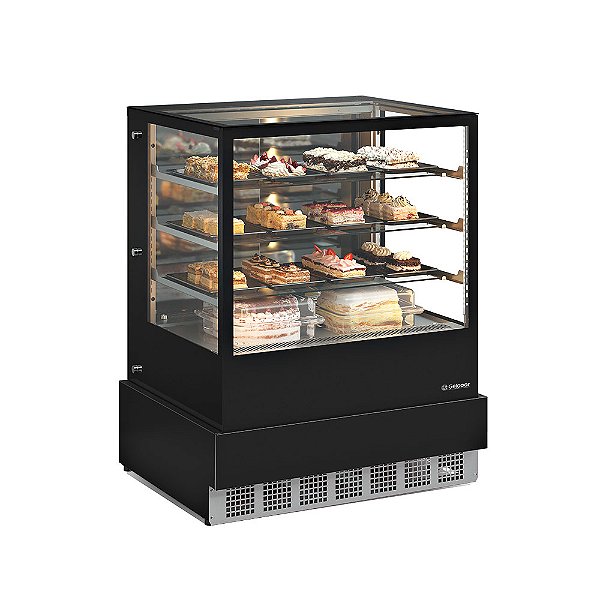 GGER-100 | Vitrine Refrigerada Gourmet Conveniência 1,0M | Gelopar