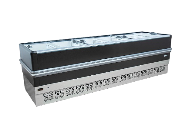 Ilha para Congelados Light 3 Metros Vidro Reto | Polar