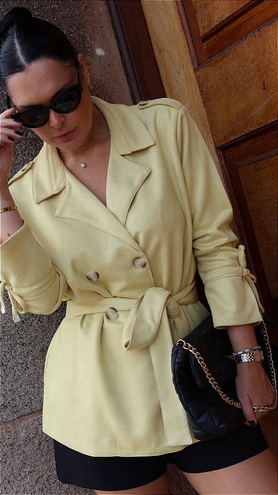 PARKA EM SUEDE