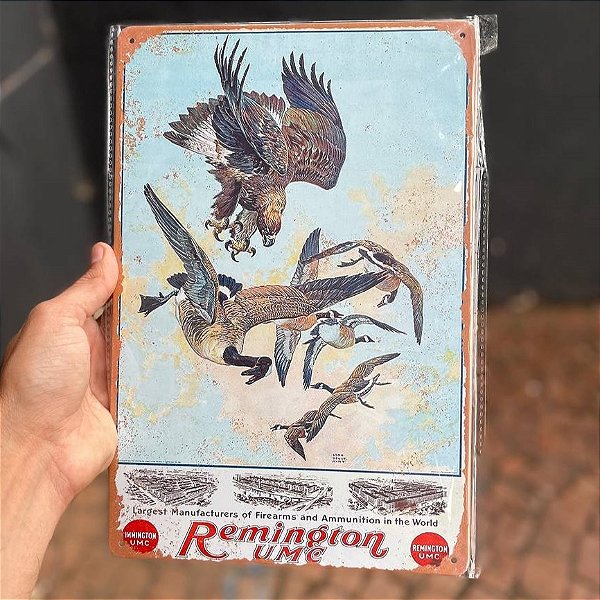 Placa Decorativa 11 Remington