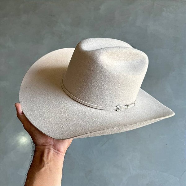 Chapéu Texas Indian TXI Rope Ranch Silver - Marfim