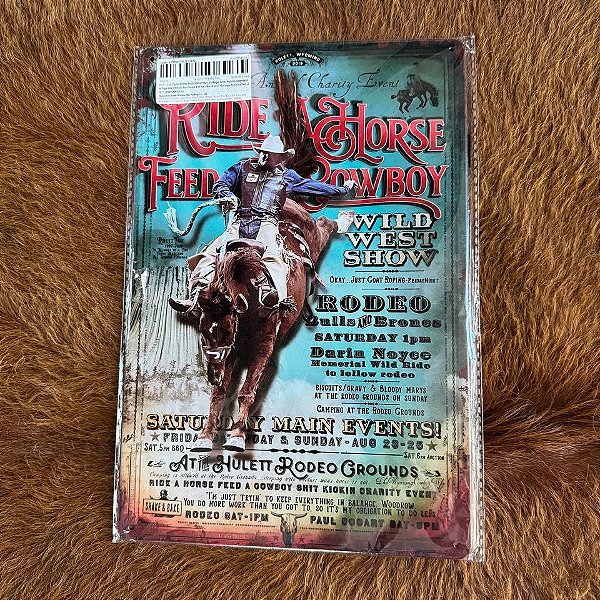 Placa Decorativa 04 Ride a Horse