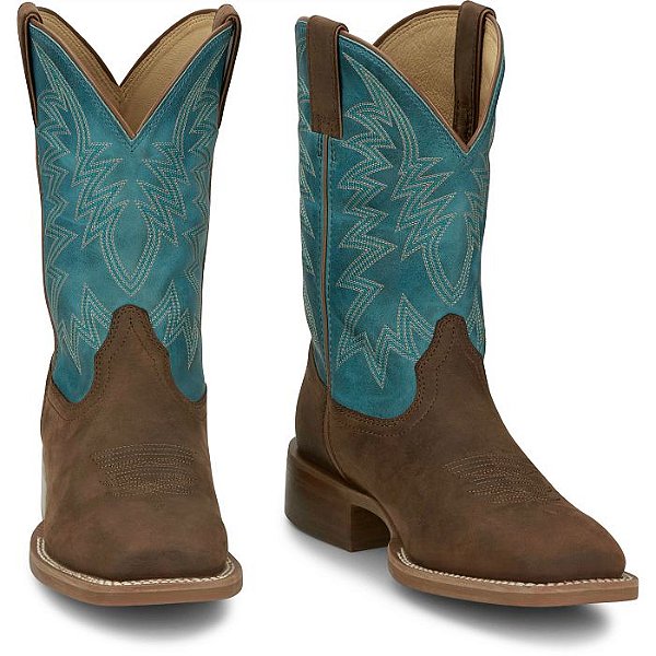 Bota Justin Boots Big Bucks Couro Marrom
