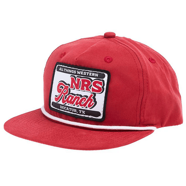 Boné NRS All Things Western Red with White Rope