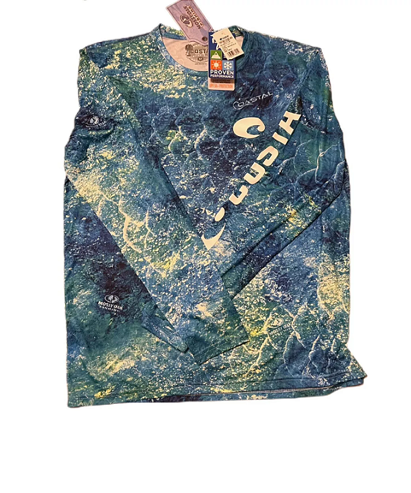 Camiseta Manga Longa Importada Costa Del Mar Mossy Oak 50+