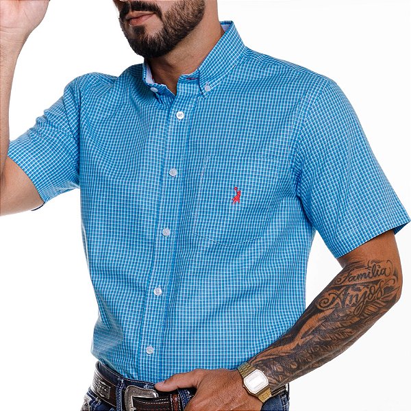 Camisa Austin Western Manga Curta 001-002