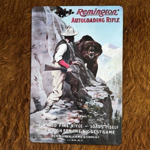 Placa Decorativa 082 Remington