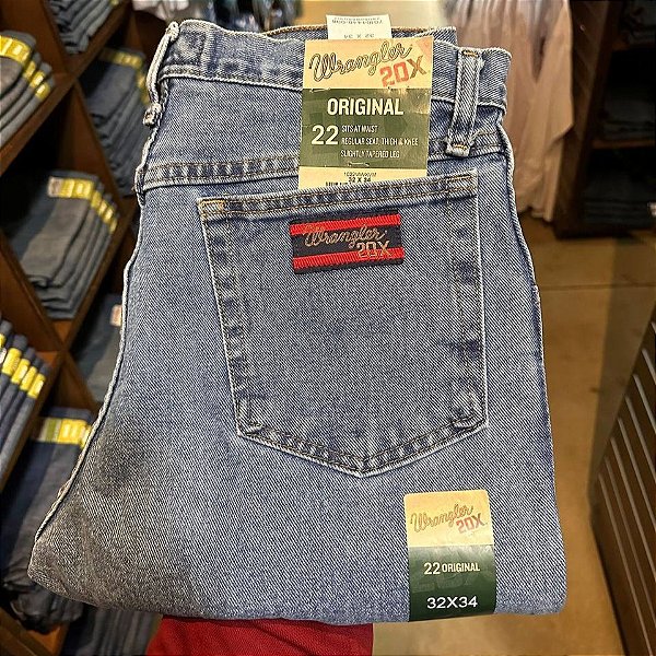 Calça jeans Wrangler 20x Original Fit - Vintage