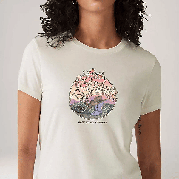 Camiseta Levi's® The Perfect Branca