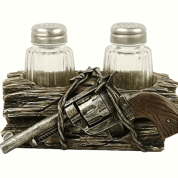 Saleiro e Pimenteiro Revolver