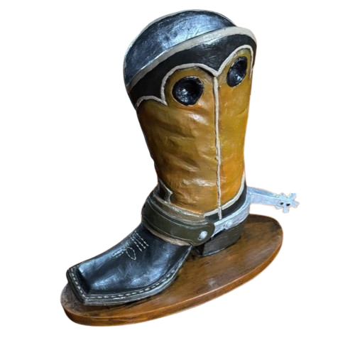 Escultura Bota Bull Rider