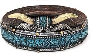 Saboneteira Long Horn Turquoise