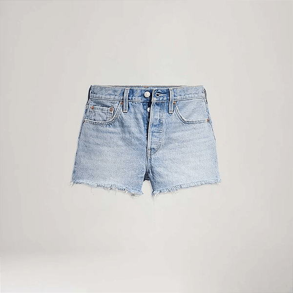Short Jeans Levi's® 501® Original Lavagem Clara