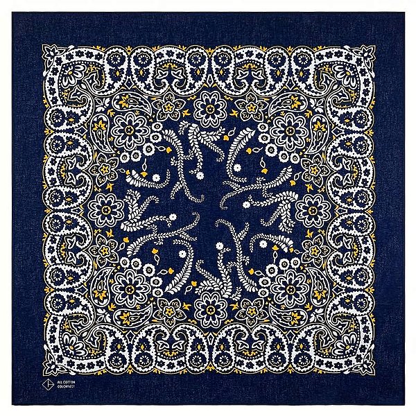 Lenço Bandana Flower Paisley
