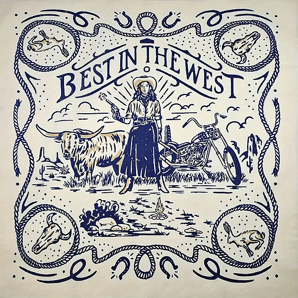 Lenço Bandana Cowboy Oeste