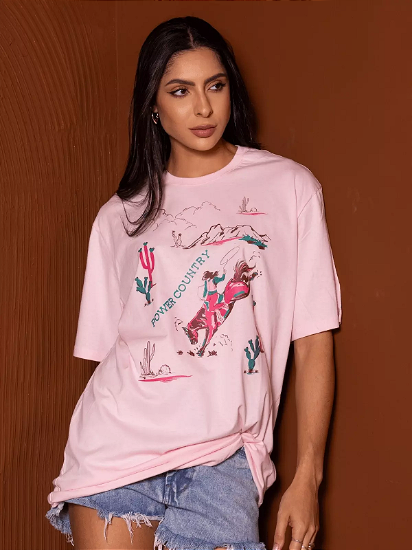 T-shirt Power Country 1986