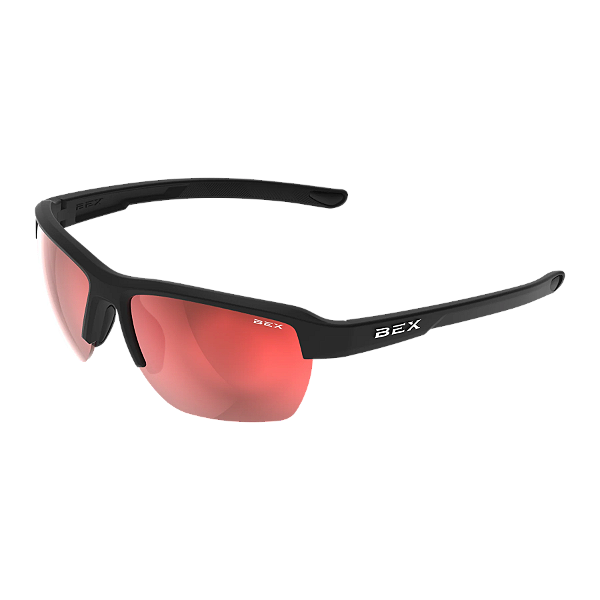Óculos Bex Sunglasses SWIVEL Black / Brown / Red