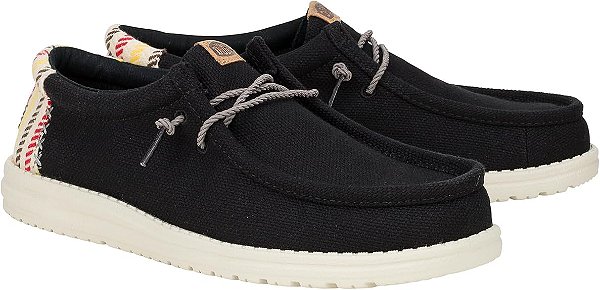 Hey Dude Wally Resort Black / Multi