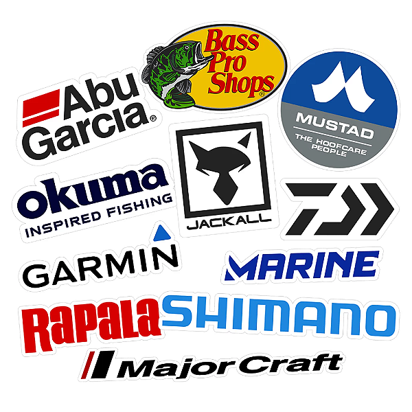 Cartela Adesivo Pesca