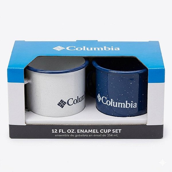 Pack 2 Canecas Columbia de Esmalte 354ML