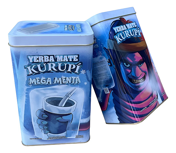 Erva Kuripi Mega Menta 500g Lata Com Dosador