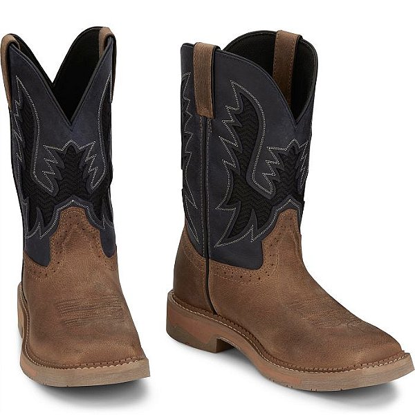 Bota Justin Boots Bolt Peanut Tan Water Buffalo #SE4114