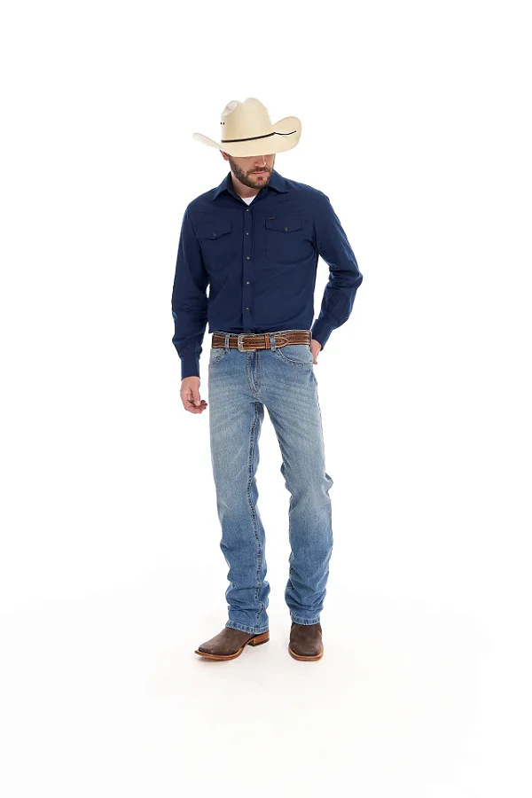 Camisa Self Western CLC21 Navy
