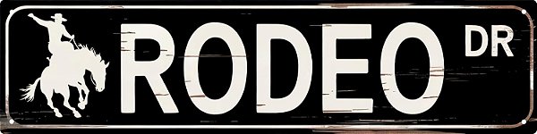 Placa Decorativa Rodeo
