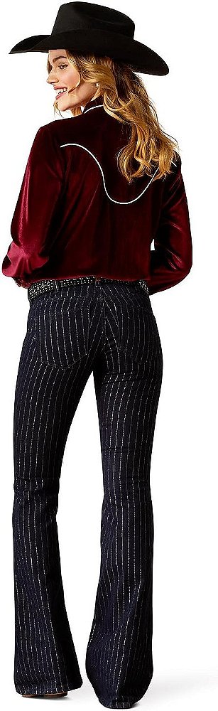 Calça Ariat Silver Stripe Rinse 10053532