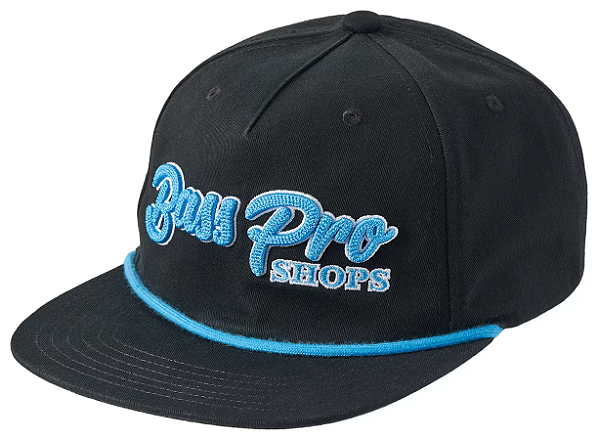 Boné Bass Pro Shops Chain Stitch Snapback Cap - Black
