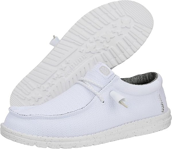 Hey Dude Wally Sport Mesh Tan/ White