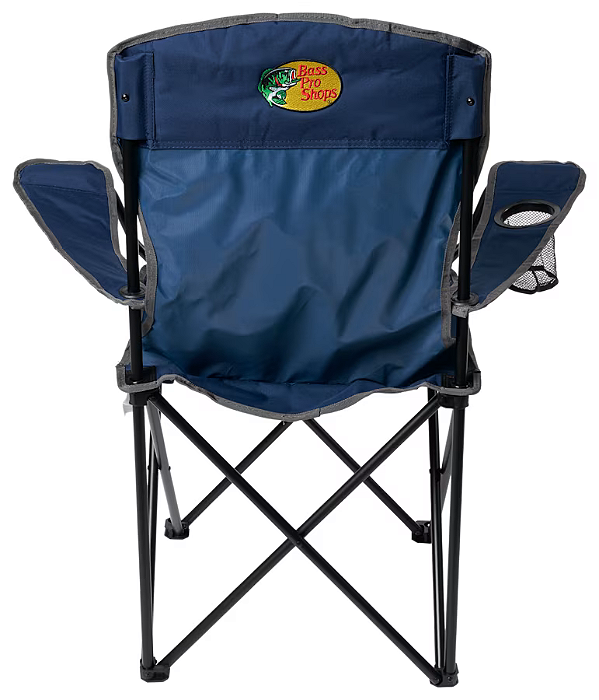 Cadeira Camping Com Porta Copo Bass Pro Shops - Navy