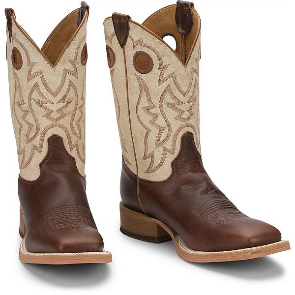 Bota Justin Boots Cadoo Cognac Cowhide #BR776