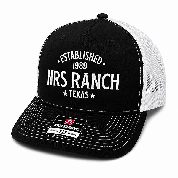 Boné NRS Ranch Texas Black & Birch Embroidered