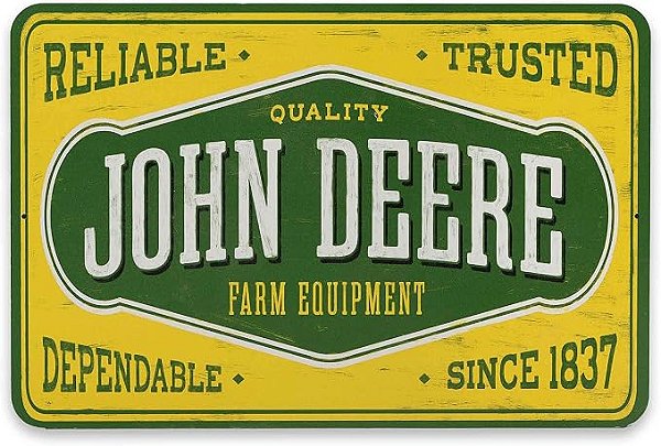 Placa Decorativa John Deere