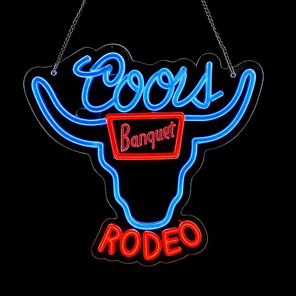 Luminoso Neon Coors Rodeo