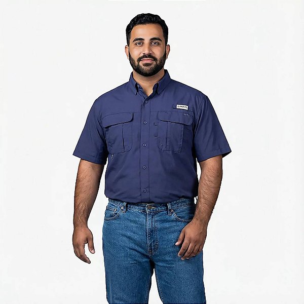 Camisa Magellan Outdoors Laguna Madre Skipper Blue