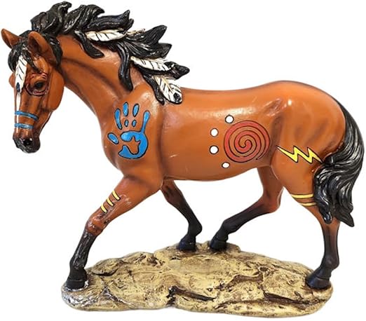 Estatueta Cavalo De Indio