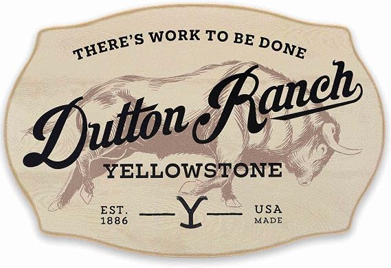 Placa Decorativa Dutton Ranch Yellowstone