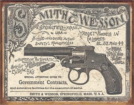 Placa Decorativa Smith Wesson