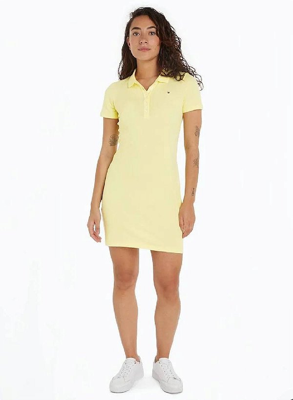 Vestido Polo Tommy Hilfiger Yellow 6800714903