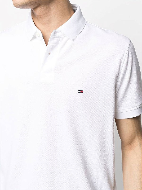 Camiseta Polo Tommy Hilfiger White - 6800598221