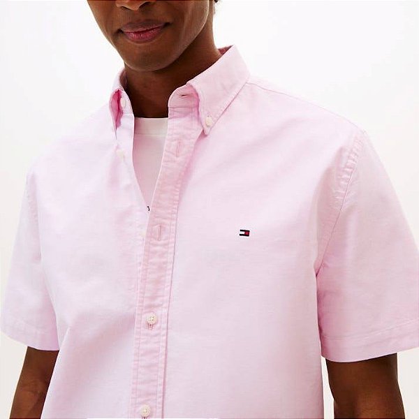 Camisa Tommy Hilfiger Pink MW0MW36272