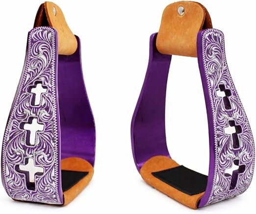 Estribo Challenger Horse Western Black 5145BK