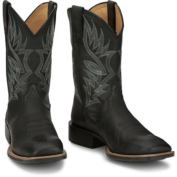 Bota Justin Zeke Black Goat #UN7132