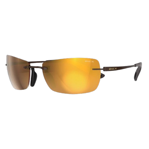 Óculos Bex Sunglasses FYNNLAND X-OTG Brown / Brown / Gold